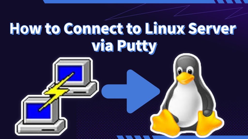 connect linux server via putty