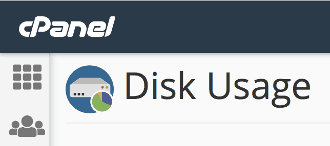 How to Use the Disk Space Usage Tool in cPanel