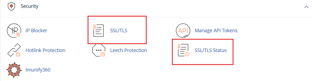 Encrypt in cPanel