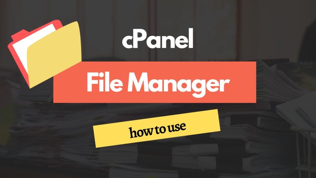 File Manager in cPanel